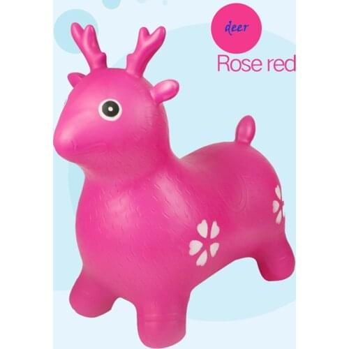 Childrens inflatable Ma Baobao music toy horse jumping horse 2-3-4-5-6-7 old baby seat