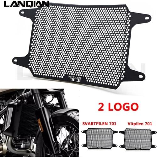 For Husqvarna Vitpilen 701 2018 2019 2020 Svartpilen 701 2019 2020 CNC Motorcycle Mesh Radiator Grille Guard Cover Protector