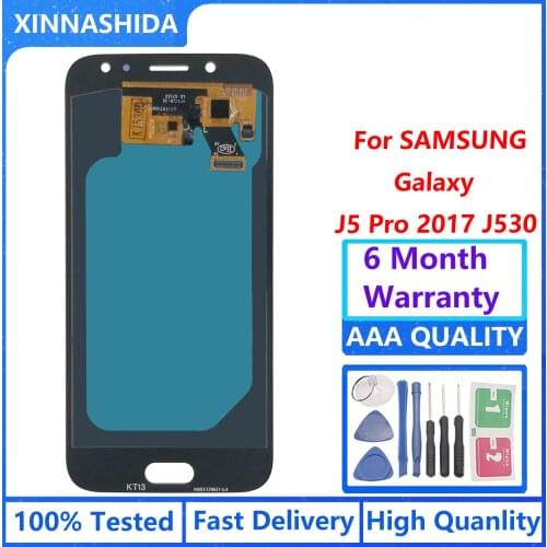 For Samsung Galaxy J5 2017 J530 J5 Pro SM-J530F J530M LCD Display + Touch Screen Adjustable Digitizer Assembly