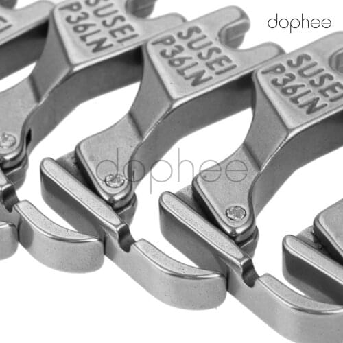 Dophee 1pcs P36LN Industrial Sewing Machine Presser Foot Left Hinged Cording Zipper Foot For Single Needle Sewing Machine