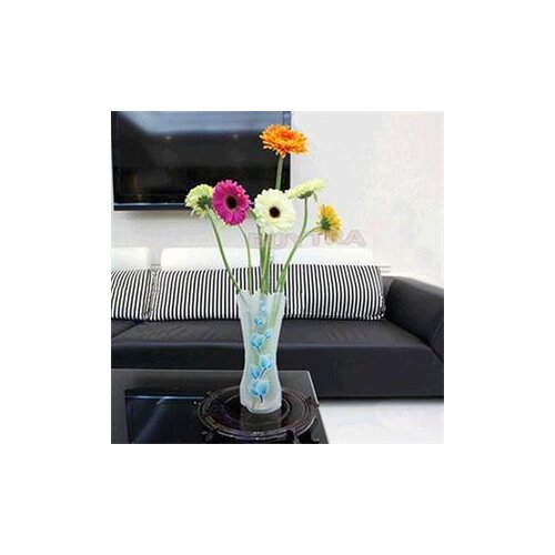 27 x 11.5cm Eco-friendly Home Decor Vases Glass flower vase Foldable Folding Flower PVC Durable Vase Wedding Party Decor