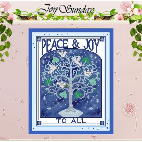 Wishing Tree Counted Pattern Cross Stitch 11CT Printed 14CT Painting Wholesale Cross-Stitch Kit Home Decor Embroidery Needlework