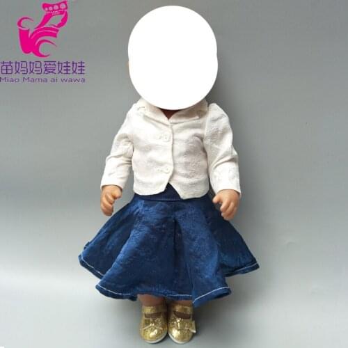 Doll clothes set for 43cm doll clothes suit set for 18inch girl doll clothes oufit children gifts