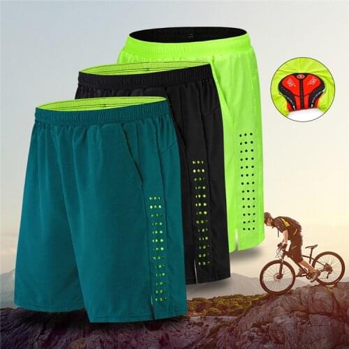WOSAWE Mens Cycling Shorts With Non-remove Underwear MTB Mountain Bike Ropa Breathable Loose Fit Bicycle Riding Short Trousers
