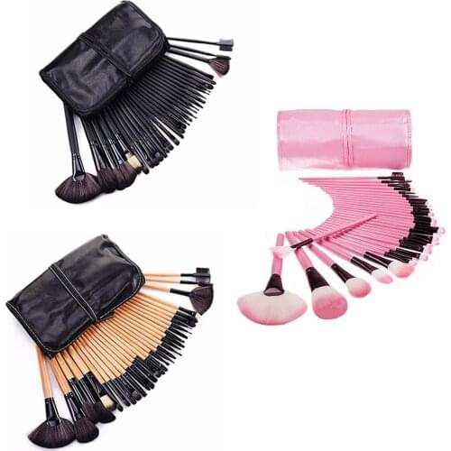 YXN 32Pcs Makeup Brush Sets Professional Cosmetics Brushes Eyebrow Powder Foundation Shadows Pinceaux Make Up Tools