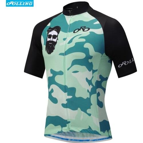 ORO Man Heads NEW Orolling Cycling Jersey Tops Bike Sports Wear Free Shipping