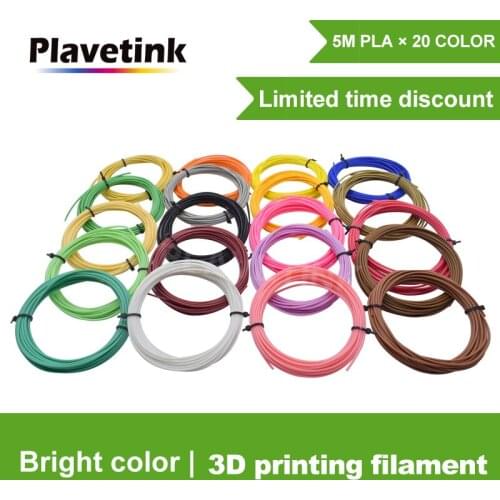 Plavetink perfect 3d Pen special abs filament pla 1.75mm pla filament 3d printer abs 3d pen pla plastic 20 colors abs 1.75