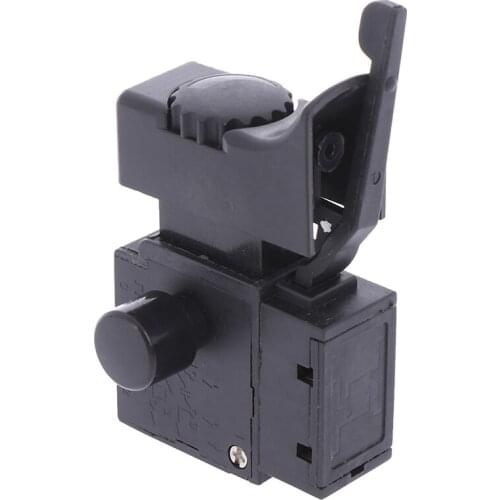 1PC FA2-6/1BEK Lock On Power Tool Electric Drill Speed Control Trigger Button Switch 6(6)A 250V 5E4