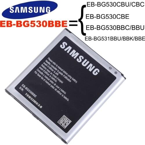 Samsung Original Battery For Galaxy Grand Prime G530 G531 G5308W J3(2016) J3(2018) J320 On5 j327 EB-BG530BBE EB-BG531BBE 2600mAh