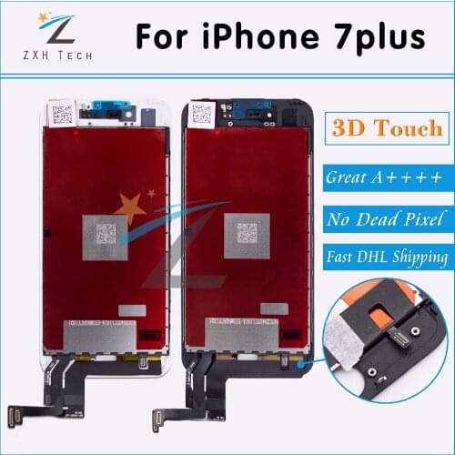 10PCS/LOT A++++ For iPhone 7 plus LCD Pantalla Ecran for iphone 7+ Clone Touch Screen Replacement 5.5'' Display No Dead Pixel