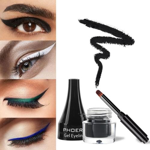 Waterproof Eyeliner Gel Matte Shimmer Quick Dry Long Lasting Not Blooming Colorful Eyeliner Pencil Makeup Tools 10 Colors