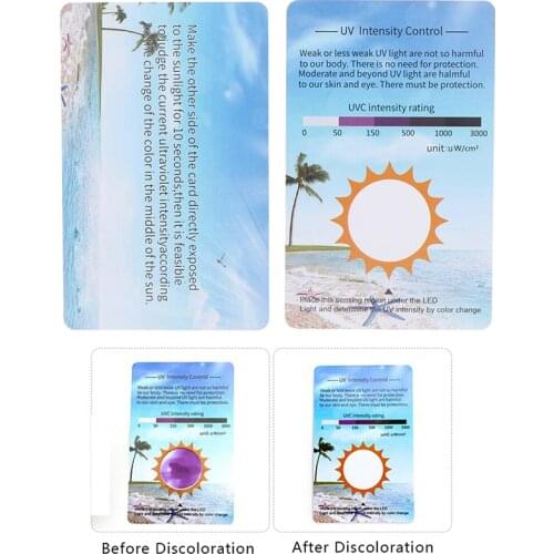 10Pcs/set UVB Test Cards Reptiles Terrarium UV Test Card Life Effective Tests Measurement Analysis Tools