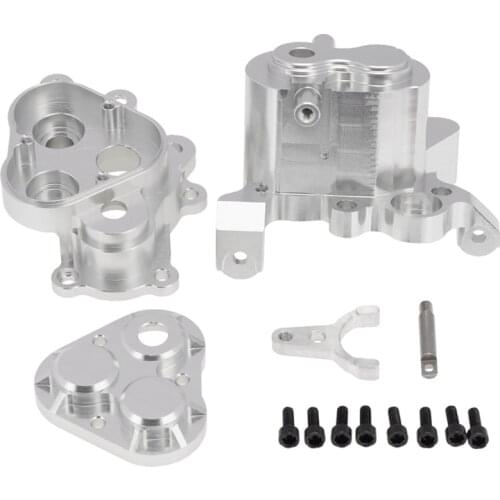 CNC Aluminum Metal Transmission Case Gearbox for TRAXXAS TRX4 TRX-4 1/10 RC Crawler Upgrade Parts Accessories