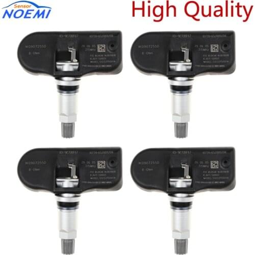 4pcs 1K0907255D TPMS Sensor For Audi 2005-2015 TPMS Tire Pressure Monitoring System 315MHZ New Car 1K0907253C 1K0998275