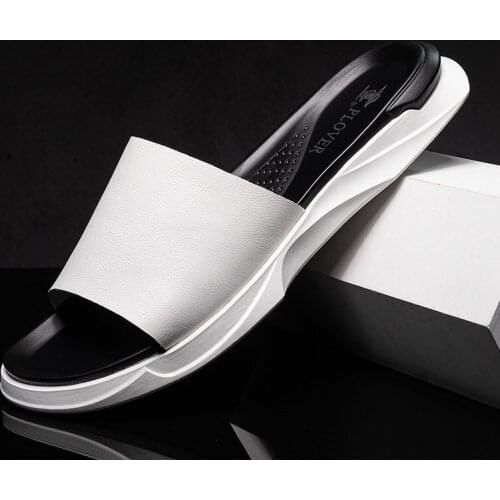 Designer Indoor Slippers for Men Casual Half Shoes for Men Slippers Men Summer Leather Casual Shoes Zapatillas De Casa Claquette