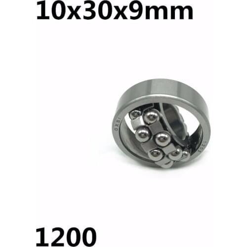 1pcs 1200 10x30x9 mm Double Row Self-aligning ball bearing High quality