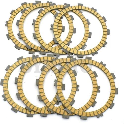 Motorcycle Friction Clutch Plates For KAWASAKI KX250F 2004-2017 ZX600 Ninja ZX-6R ZX-6RR 2004-2019 ZX636 Ninja ZX-6R 2005 2006