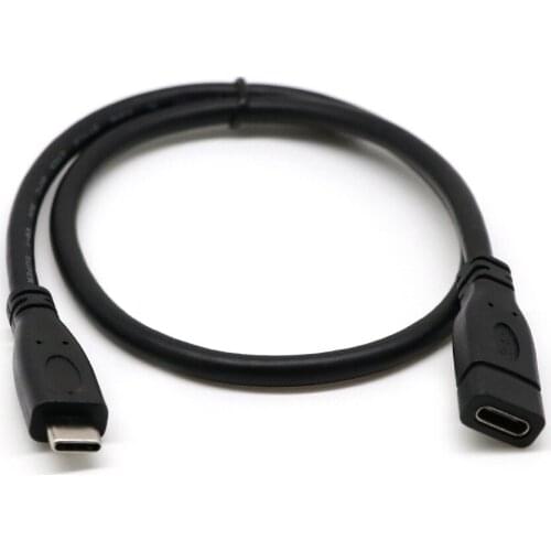 Type-c male to female USB3.1 data cable