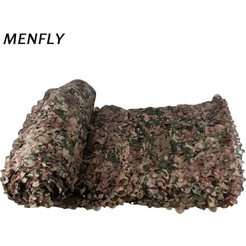 MENFLY CP Camouflage Net Without Mesh Network Behind Hunting Camping Awning Camo-net Courtyard Cover Cloth Fishing for Sunshade