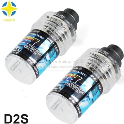 1 Pair 35W D2S Xenon HID Bulb 4300K 5000K 6000K 8000K HID Xenon Lamp D2S Xenon Bulb