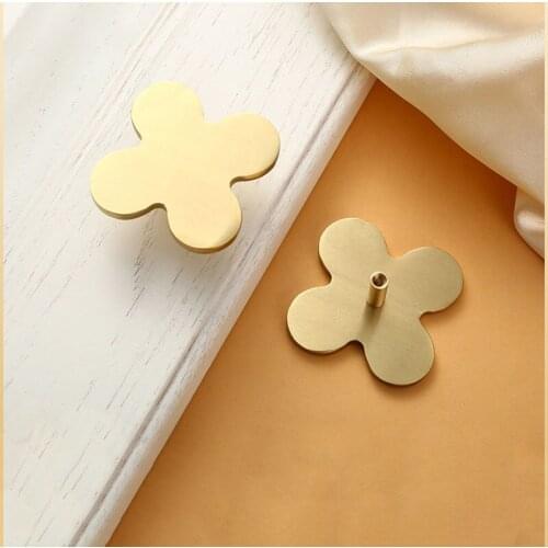 Brass Furniture Handles Drawer Knobs Cabinet Handle Cupboard Pulls Kitchen Bedroom Washing Room Furniture Accessory