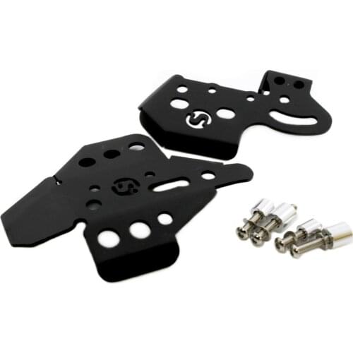 For BMW F800GS 13-16 Left Right Heel Guard Foot Peg Bracket Rear Set Black Titanium