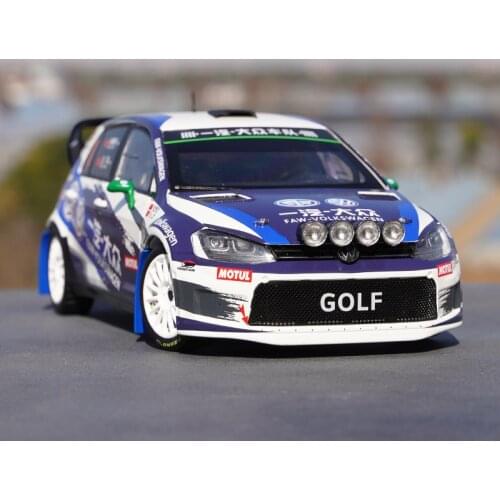 1/18 alloy casting car model original factory VW Golf 7th generation CRC rally championship high-end collection holiday gift