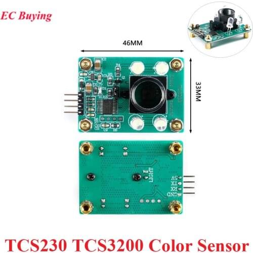 RGB Color Sensor Module TCS230 TCS3200 Color Recognition Development Board 5V 10-50000HZ USB to TTL Serial Output