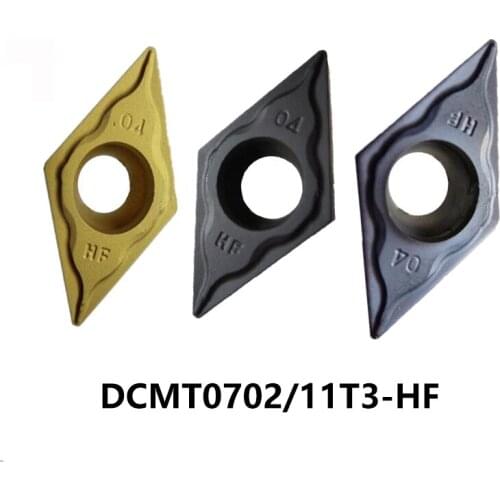 Carbide Inserts DCMT DCMT11T304-HF DCMT11 DCMT070202 DCMT070204-HF DCMT11T302-HF YBC251 YBC252 YBG202 Lathe Cutter Original