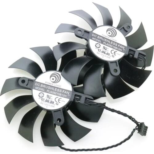 PLA09215B12H 12V 0.55A 86mm 4Pin For EVGA GTX950 GTX960 GTX970 GTX980 GTX980Ti ACX2.0 Graphics Card Cooling Fan
