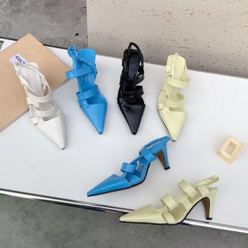 Star style Women Sandalias Fashion Soft Leather Gladiator Sandals female Sandals Outside High heels Cross knot Sandals Casual