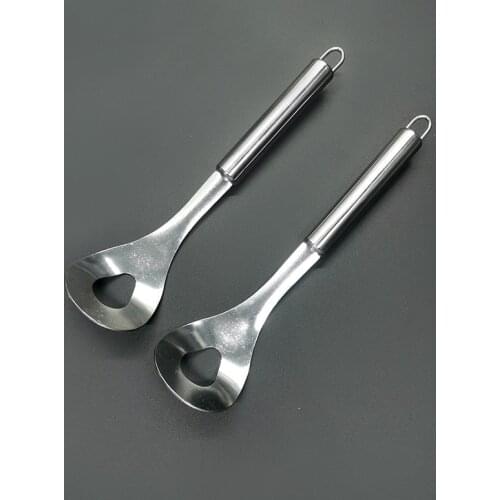 Manual Extrusion Ball Spoon Stainless Steel Meatball Maker Household Kitchen Fish Ball Mold