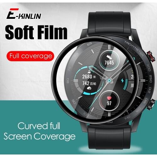 Full Cover 99D Soft Protective Film Screen Protector For Huawei Honor Smart Watch MagicWatch 2 46mm 42mm Magic Watch2 Not Glass