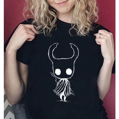 Kawaii Hollow Knight Tee Shirt For Women Fashion Game Short Sleeve Summer Plus Size T Shirt Girl Yong Gift Tshirt harajuku shirt