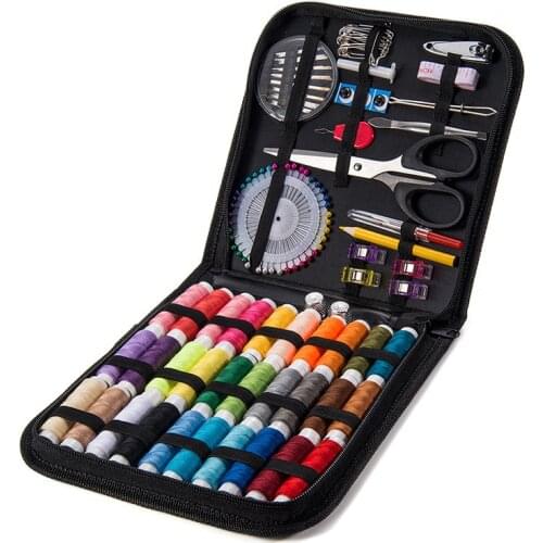 128 pcs/set Sewing Kits DIY Multi-function Storage Box Set for Hand Quilting Stitching Embroidery Thread Sewing Accessories