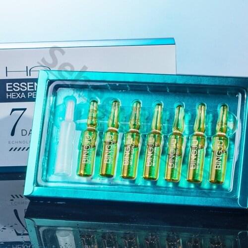 2ml*7pcs Hexa Peptide Essence Anti-Aging Ampoules Anti-Aging Ascorbic Acid Fimr pores Whiten Acne