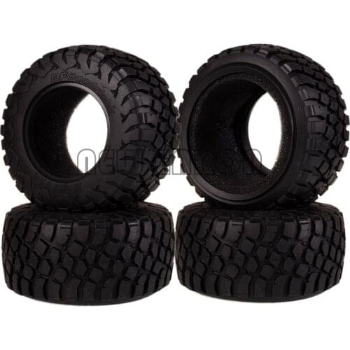 4Pcs 1:10 Rubber 108mm RC Tires Tyres for 1/10 RC Moder Crawler Car Parts Short Course Truck Traxxas Slash VKAR 10SC HPI Cars
