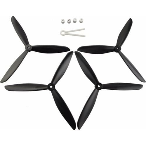 4PCS/Set Upgrade 3-leaf Blade for MJX B3 B2 B2C B2W Bugs 3/2/ Hubsan H501S Drone propeller Spare Parts Replacement accessories