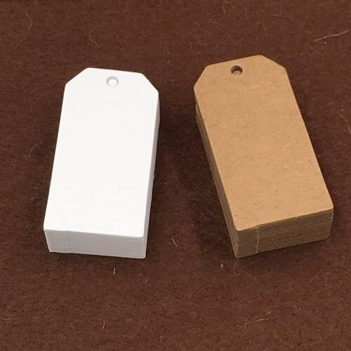 500pcs Kraft Gift Tags Blank Ganment tags Paper Price Tag DIY Packing Cards Hang Tag for Bags/shoes/clothes/jewelry/Gift boxes