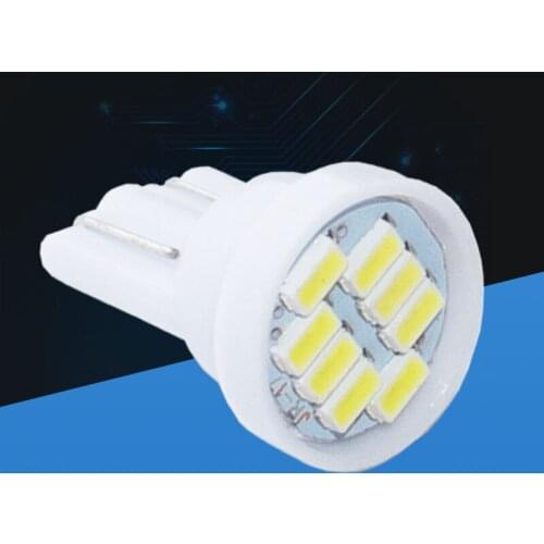 100X Promotion Led T10 8 smd 1206 8leds 8SMD Car Interior Light 194 168 192 W5W 3020 Auto Wedge Lighting DC 12V Hotsale 100pcs