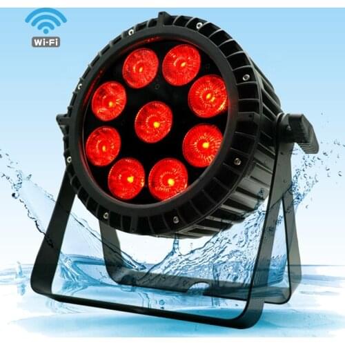 Wireless battery 9*10w 4in1 RGBW led par stage lighting outdoor par dj equipment led stage lights india price