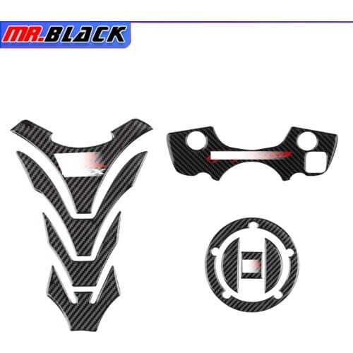 For SUZUKI GSXR1300 Hayabusa 08-12 Tank Cover Pad Sticker Cap Front End Upper Top Clamp Carbon Motorcycle Protector Decal