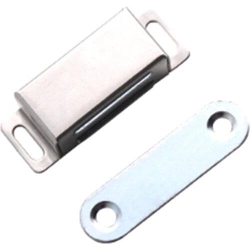 Stainless Steel Door Catch, Heavy Duty Magnet Latch Cabinet Catches for Cabinets Shutter Closet Furniture Door High Quality 45mm