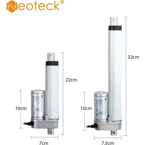 Neoteck 100mm 200mm Linear Actuator Motor DC 12V 750N Motor For Auto Car RV Electric Door Opener Electric Linear actuator