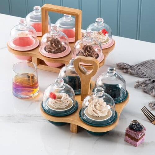 Hotel restaurant creative snack Shufulei cake cup baking bowl tonic soup pot afternoon tea household small bowl with lid