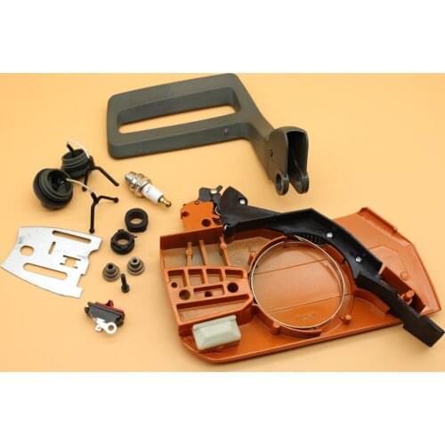 Clutch Cover Brake Handle Plate Worm Gear Fuel Oil Cap Set For Husqvarna 268 272 XP 266 66 61 Chainsaw Replacement Parts