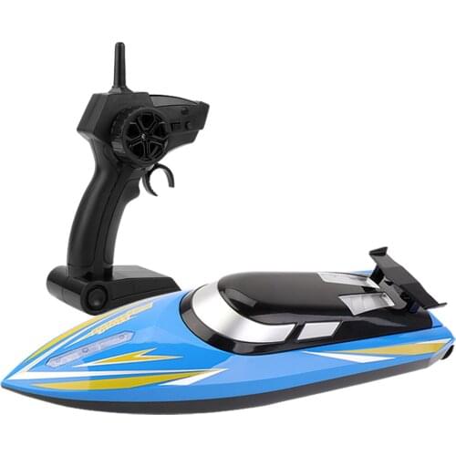 2.4G Remote Control Boats 20km/h High Speed RC Boat 40min Working Time Waterproof RC Toy Dunble Drive Gift for Kids Adults