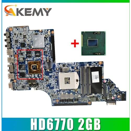 For HP Pavilion DV6T DV6-6000 motherboard 665342-001 665342-601 Laptop Motherboard HD6770 2GB Notebook Tested OK Free Shipping