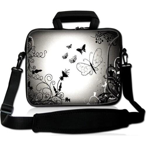 Butterfly Laptop Shoulder Bag Sleeve 13.3 14 15 15.6 17 Notebook Bag For Macbook Air Pro 11 13 15 Dell Asus HP Acer Laptop Case