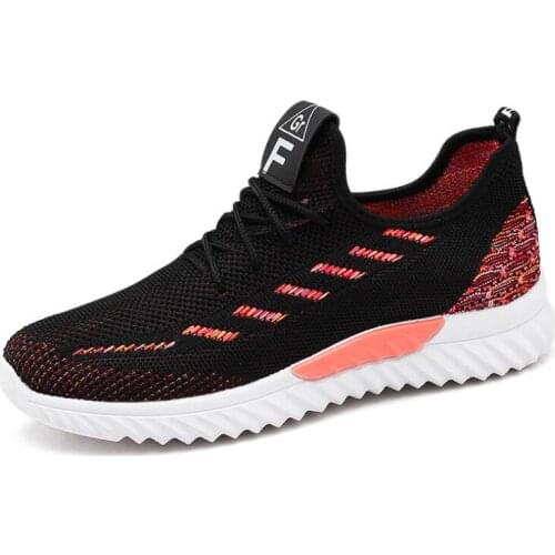 2020 The New Woman Breathable Sneakers Flying Weaving Socks Shoes Casual Shoes Student Running Comfortable running socks casual